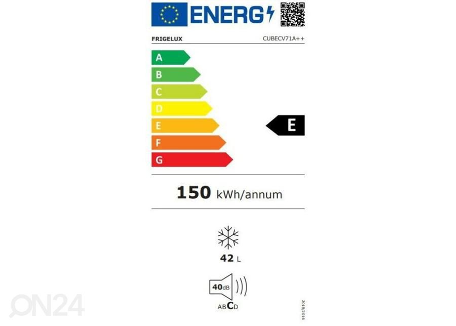 Külmik Frigelux CUBECV71A suurendatud