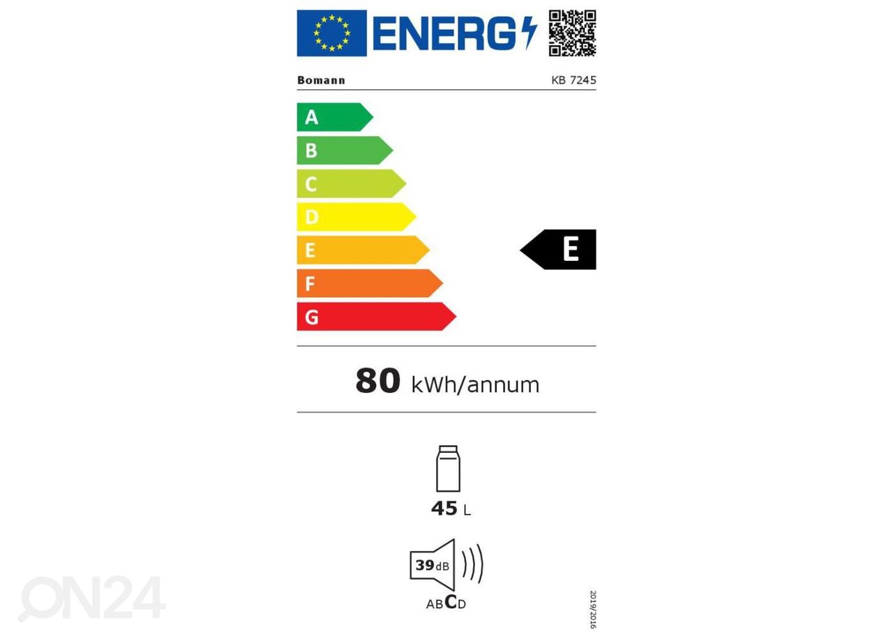 Külmkapp Bomann KB7245W suurendatud