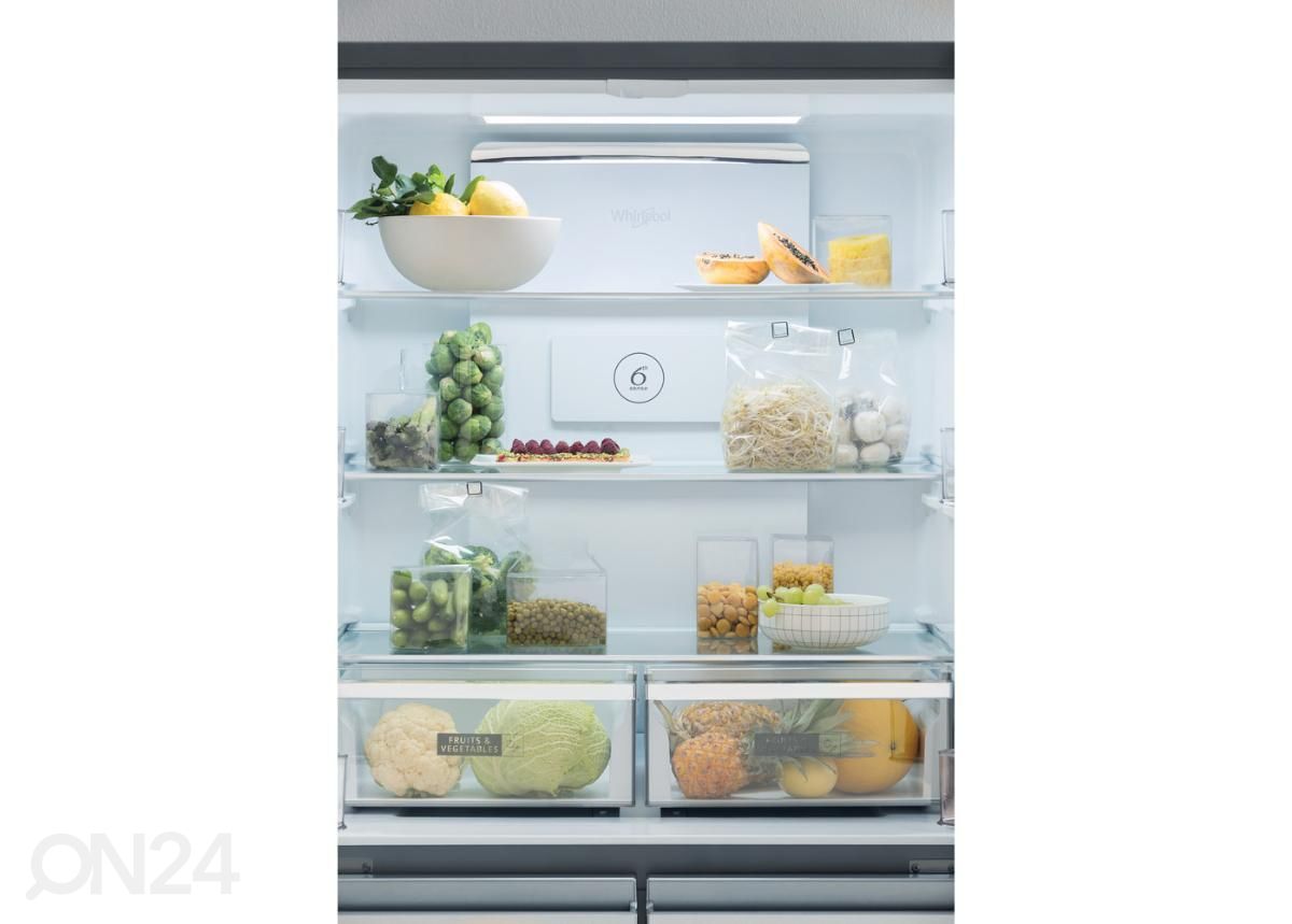 Külmkapp Side-by-side Whirlpool WQ9E1L suurendatud