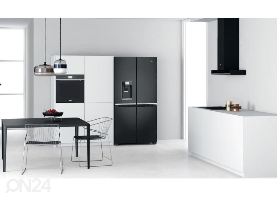 Külmkapp Side-by-side Whirlpool WQ9IFO1BX suurendatud