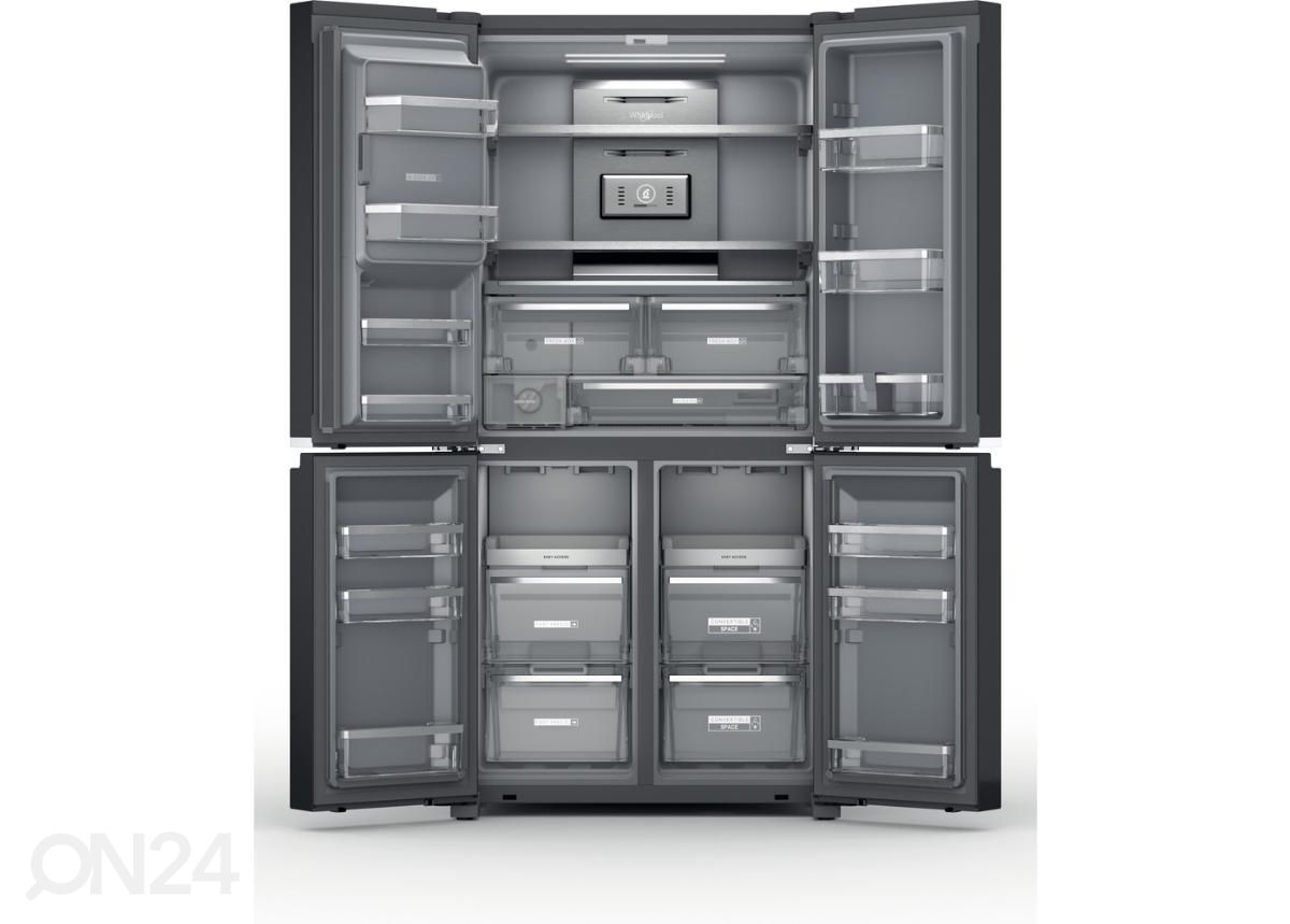 Külmkapp Side-by-side Whirlpool WQ9IFO1BX suurendatud