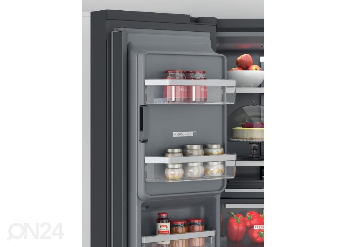Külmkapp Side-by-side Whirlpool WQ9IFO1BX suurendatud