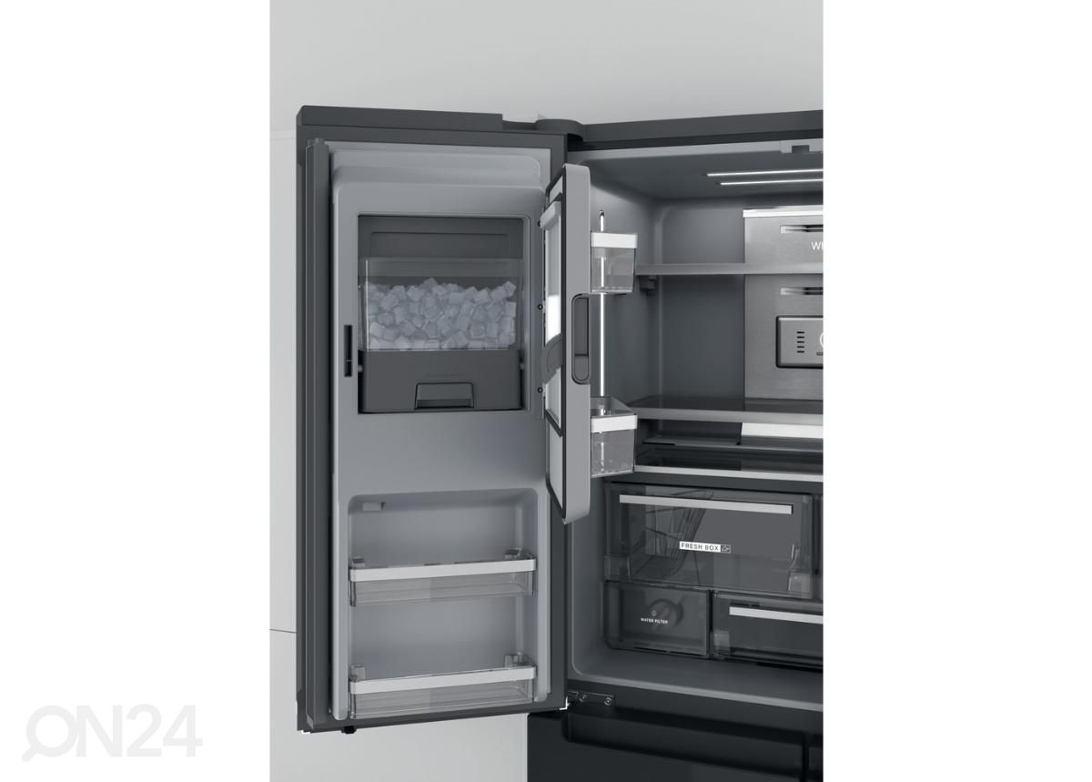 Külmkapp Side-by-side Whirlpool WQ9IFO1BX suurendatud