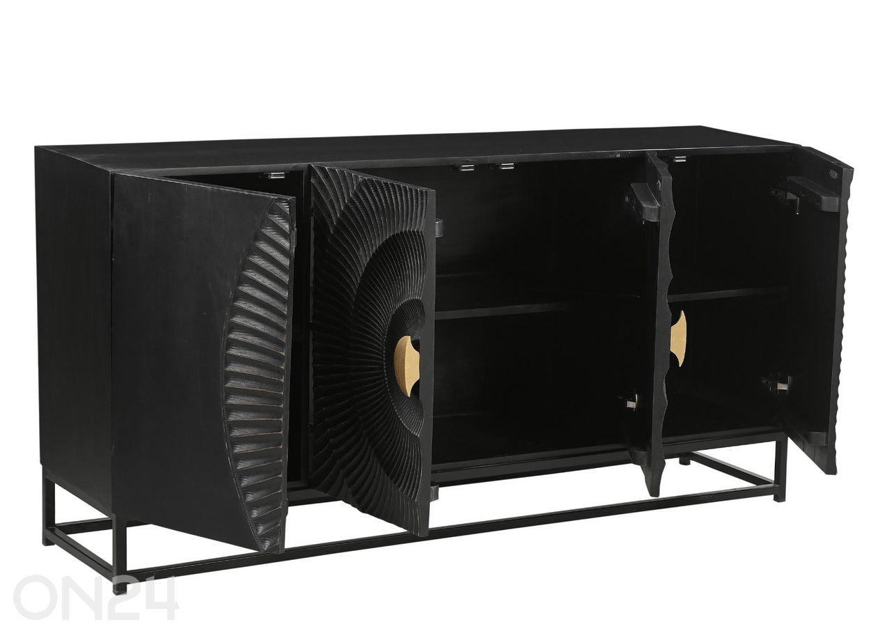 Kummut Black Smooth 150 cm suurendatud