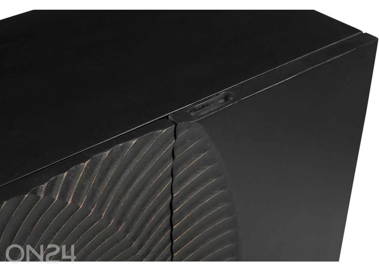 Kummut Black Smooth 150 cm suurendatud