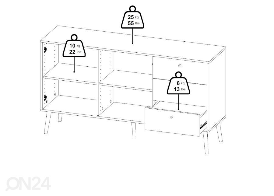 Kummut Bodo 147 cm suurendatud