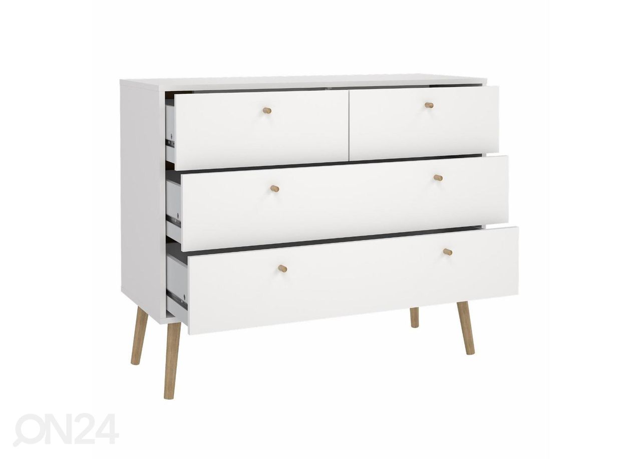 Kummut Bodo 99 cm, valge suurendatud