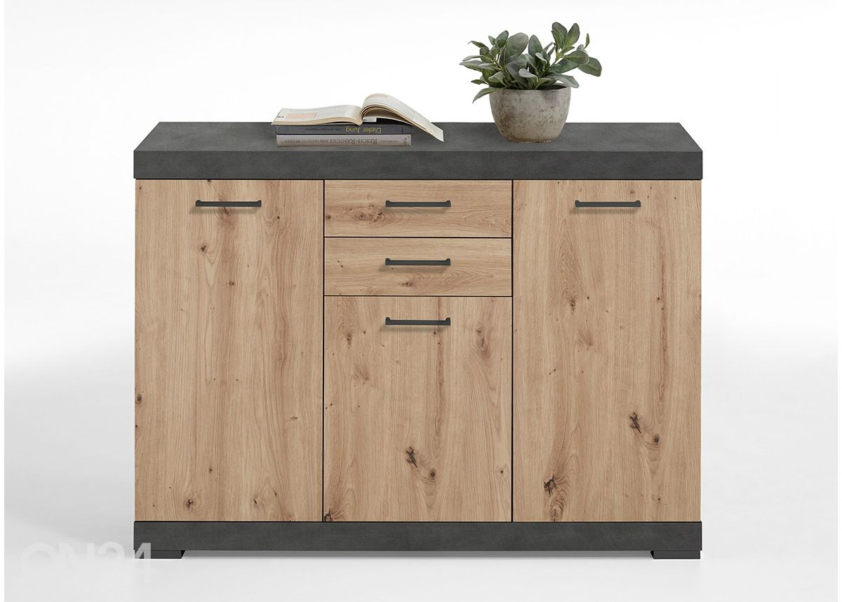 Kummut Bristol 3 XL 120x50xh90 cm suurendatud