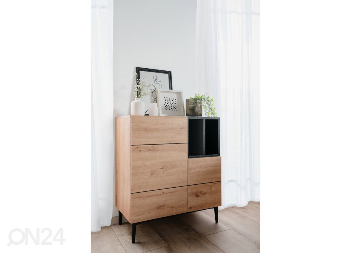 Kummut Nola, artisan tamm/must suurendatud