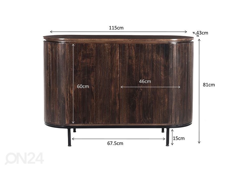 Kummut Noor 115 cm suurendatud