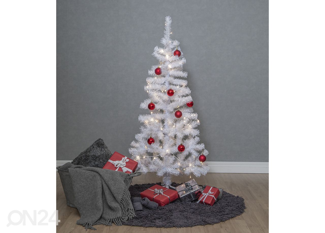 Kunstkuusk Alvik LED 150 cm, valge suurendatud