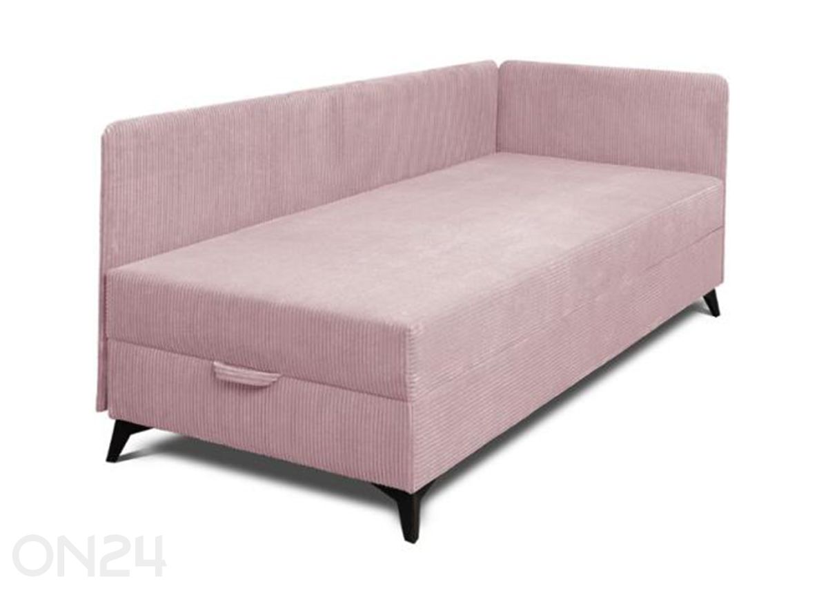 Kušett pesukasti ja küljepaneeliga Ibis 90x200 cm suurendatud