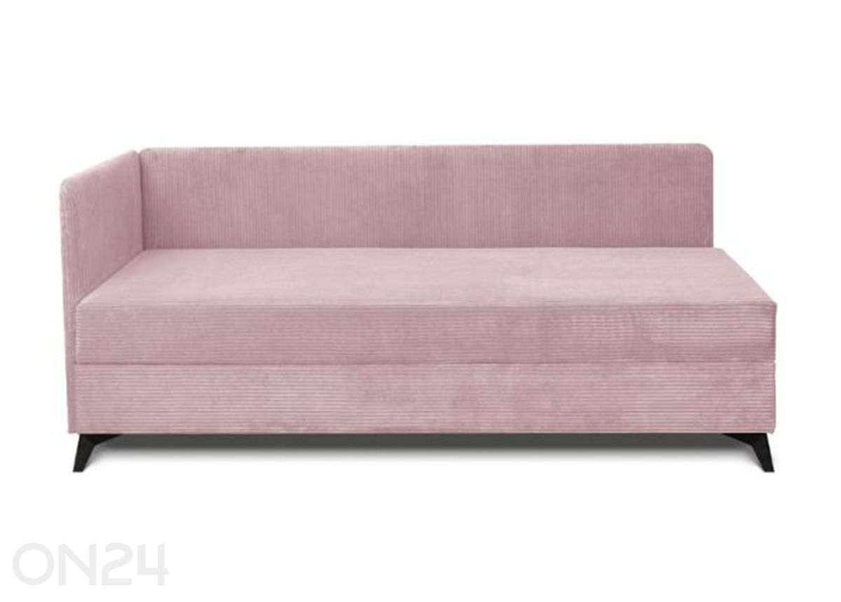 Kušett pesukasti ja küljepaneeliga Ibis 90x200 cm suurendatud