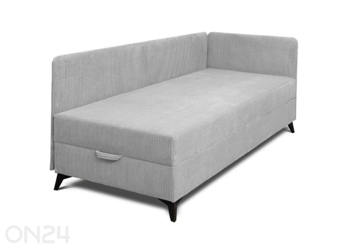 Kušett pesukasti ja küljepaneeliga Ibis 90x200 cm suurendatud