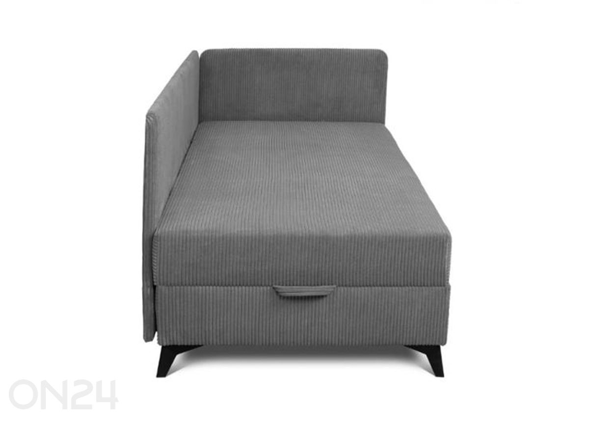 Kušett pesukasti ja küljepaneeliga Ibis 90x200 cm suurendatud