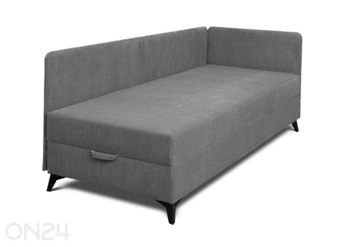 Kušett pesukasti ja küljepaneeliga Ibis 90x200 cm suurendatud