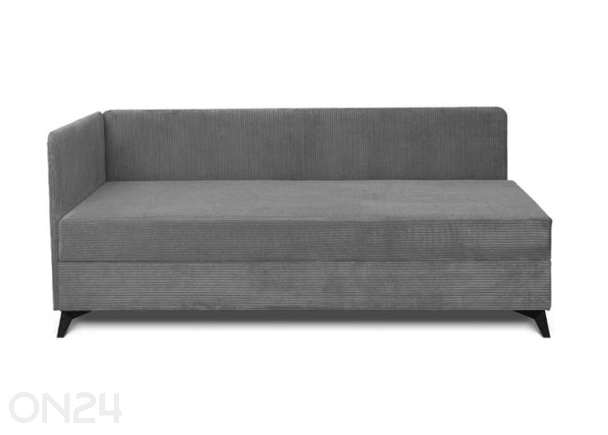Kušett pesukasti ja küljepaneeliga Ibis 90x200 cm suurendatud