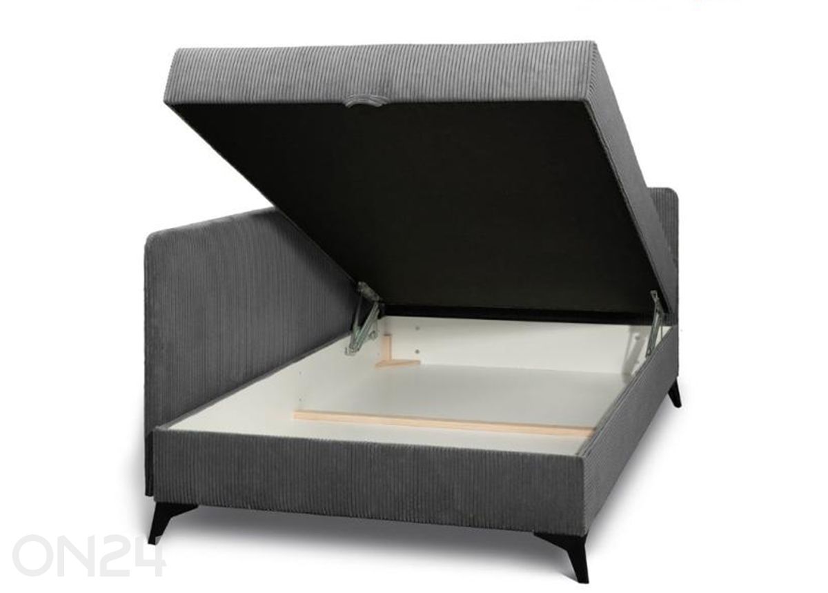 Kušett pesukasti ja küljepaneeliga Ibis 90x200 cm suurendatud