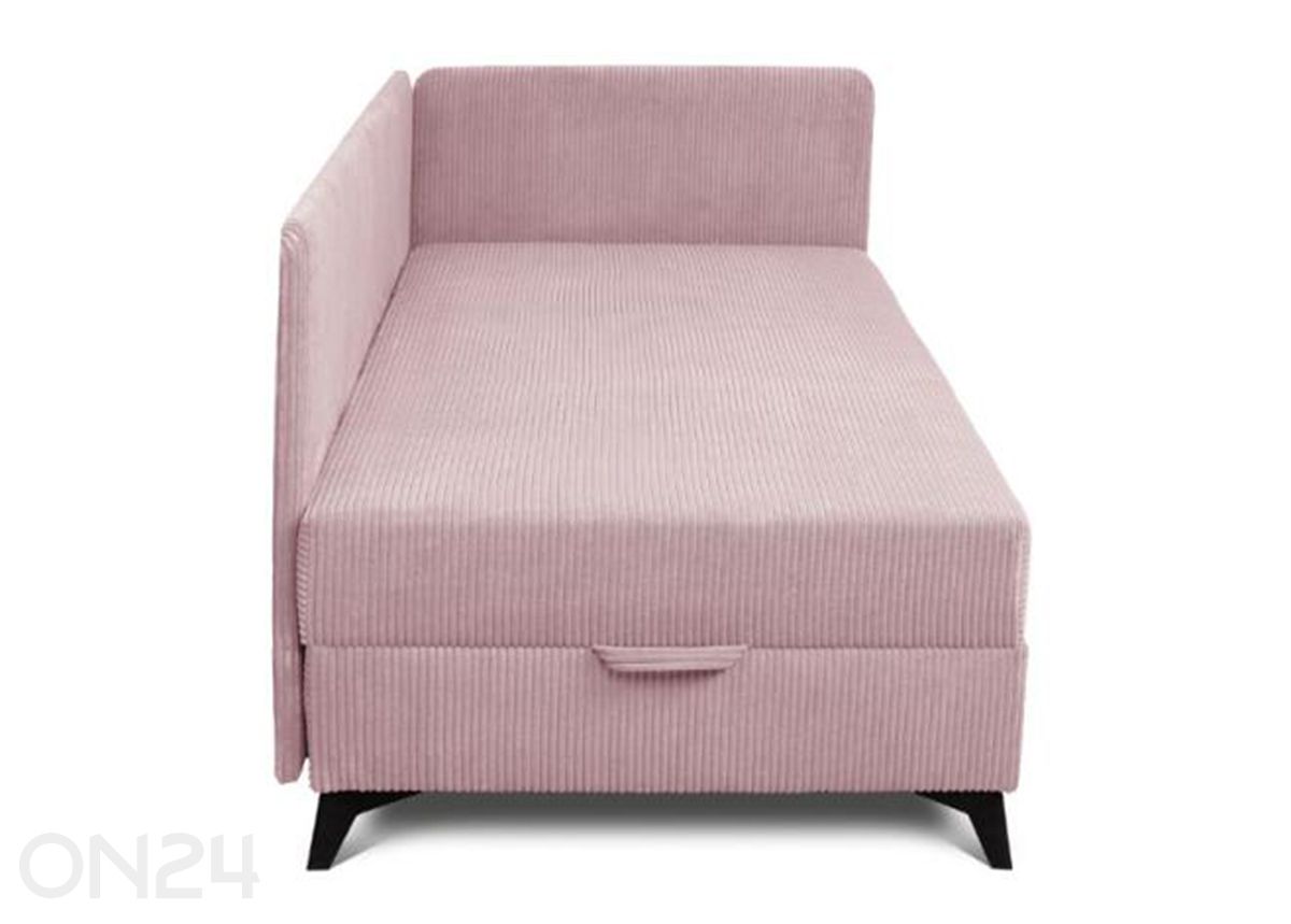 Kušett pesukasti ja küljepaneeliga Ibis 90x200 cm suurendatud