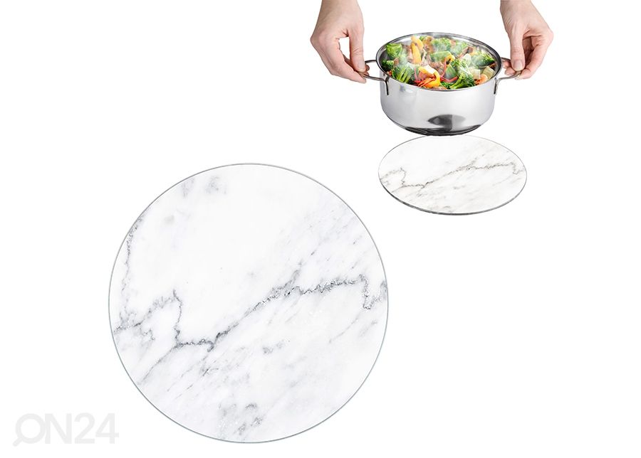 Kuumaalus klaasist Kivi Ø 20 cm suurendatud