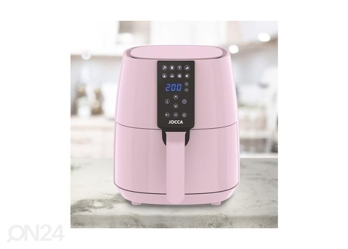 Kuumaõhufritüür Jocca 3,8 L, roosa suurendatud