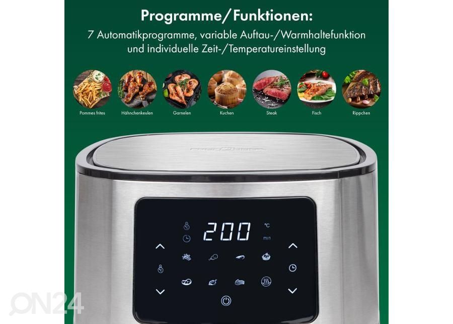 Kuumaõhufritüür ProfiCook PCFR1239H suurendatud