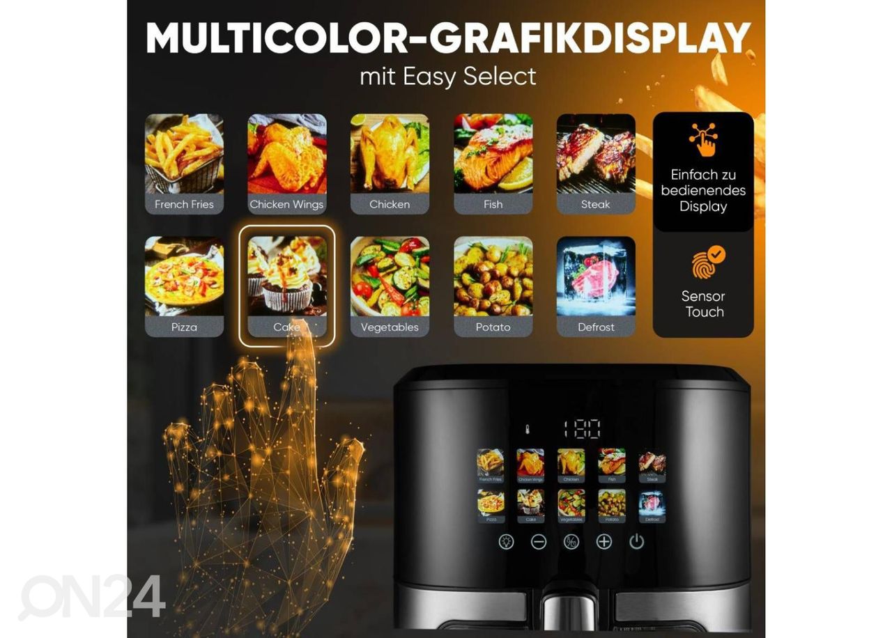 Kuumaõhufritüür ProfiCook PCFR1286H suurendatud
