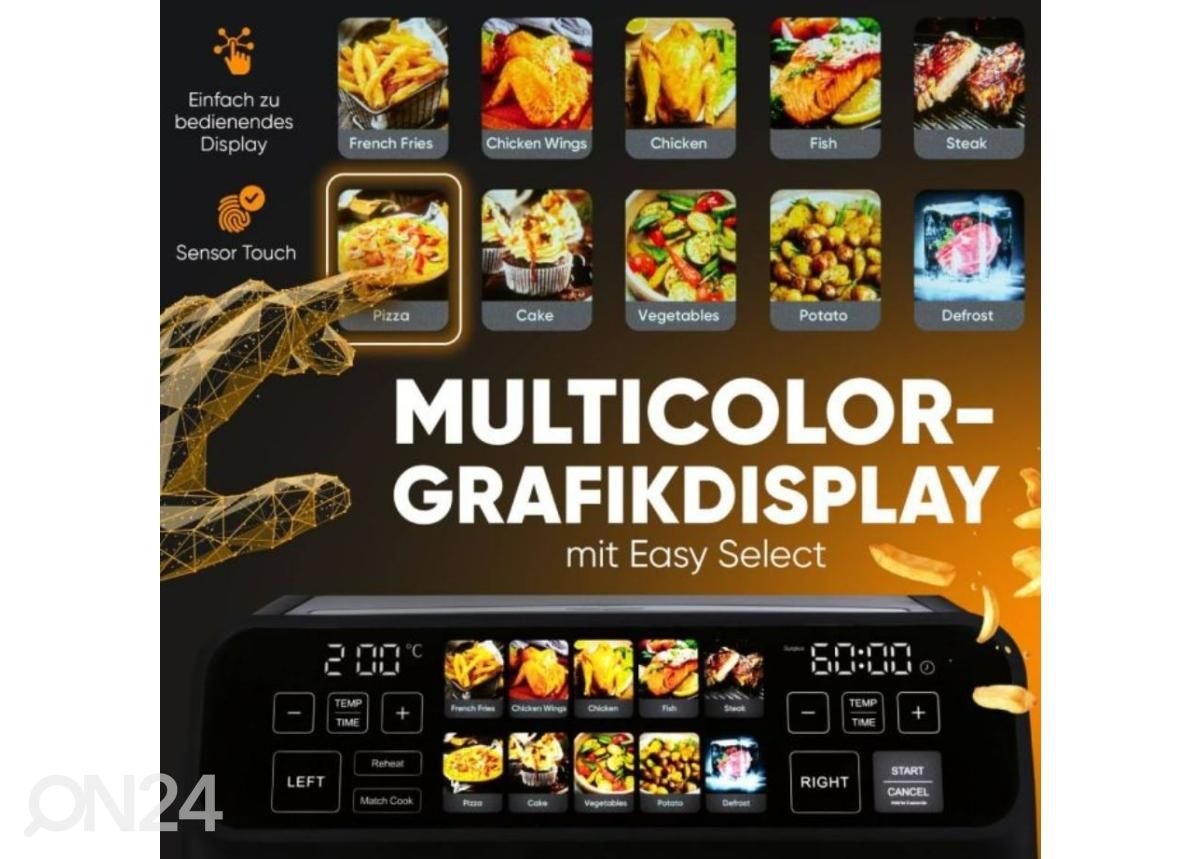 Kuumaõhufritüür ProfiCook PCFR1287H suurendatud