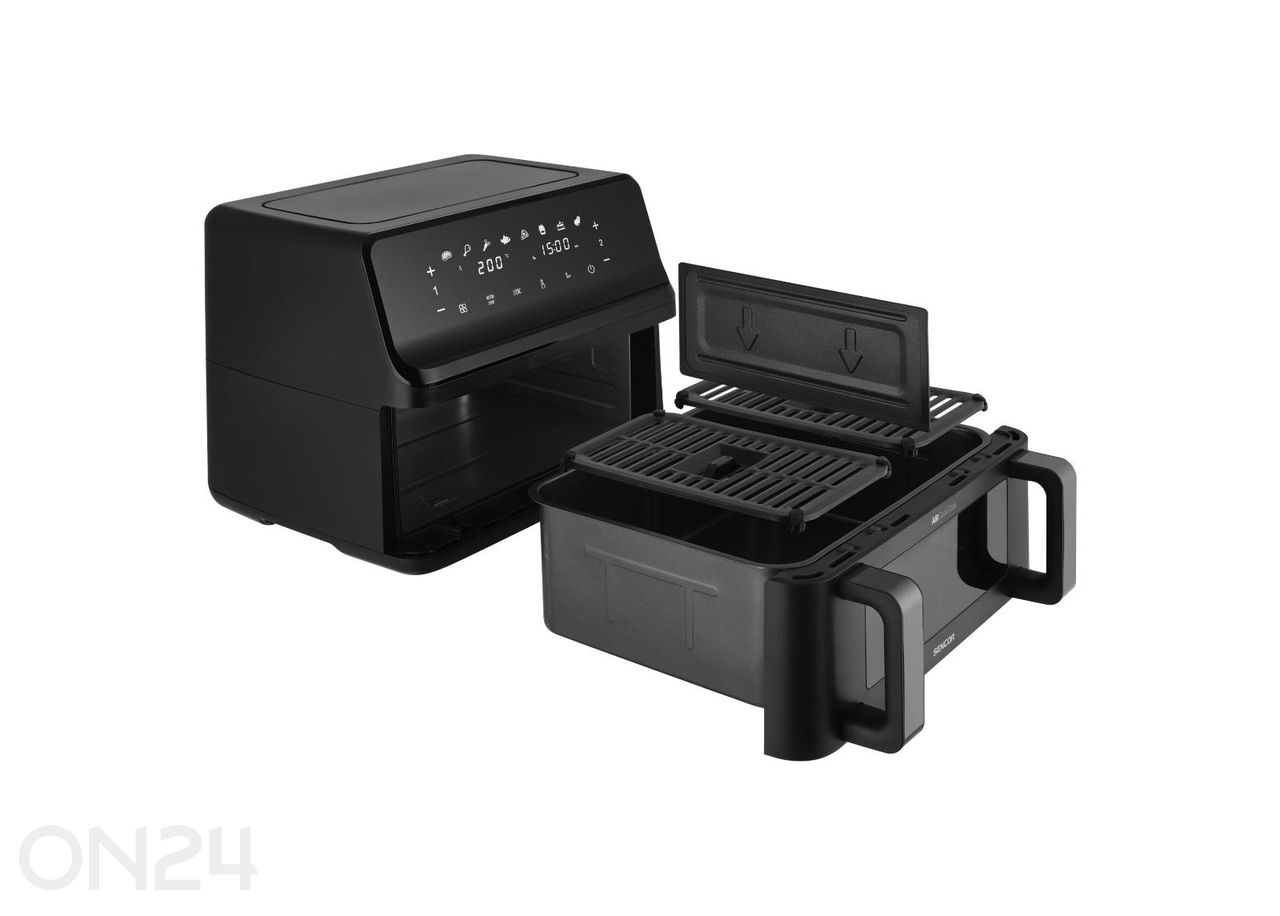 Kuumaõhufritüür Sencor SFR9650BK, 2x4,5 L suurendatud
