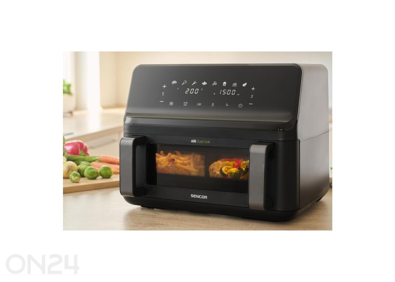 Kuumaõhufritüür Sencor SFR9650BK, 2x4,5 L suurendatud
