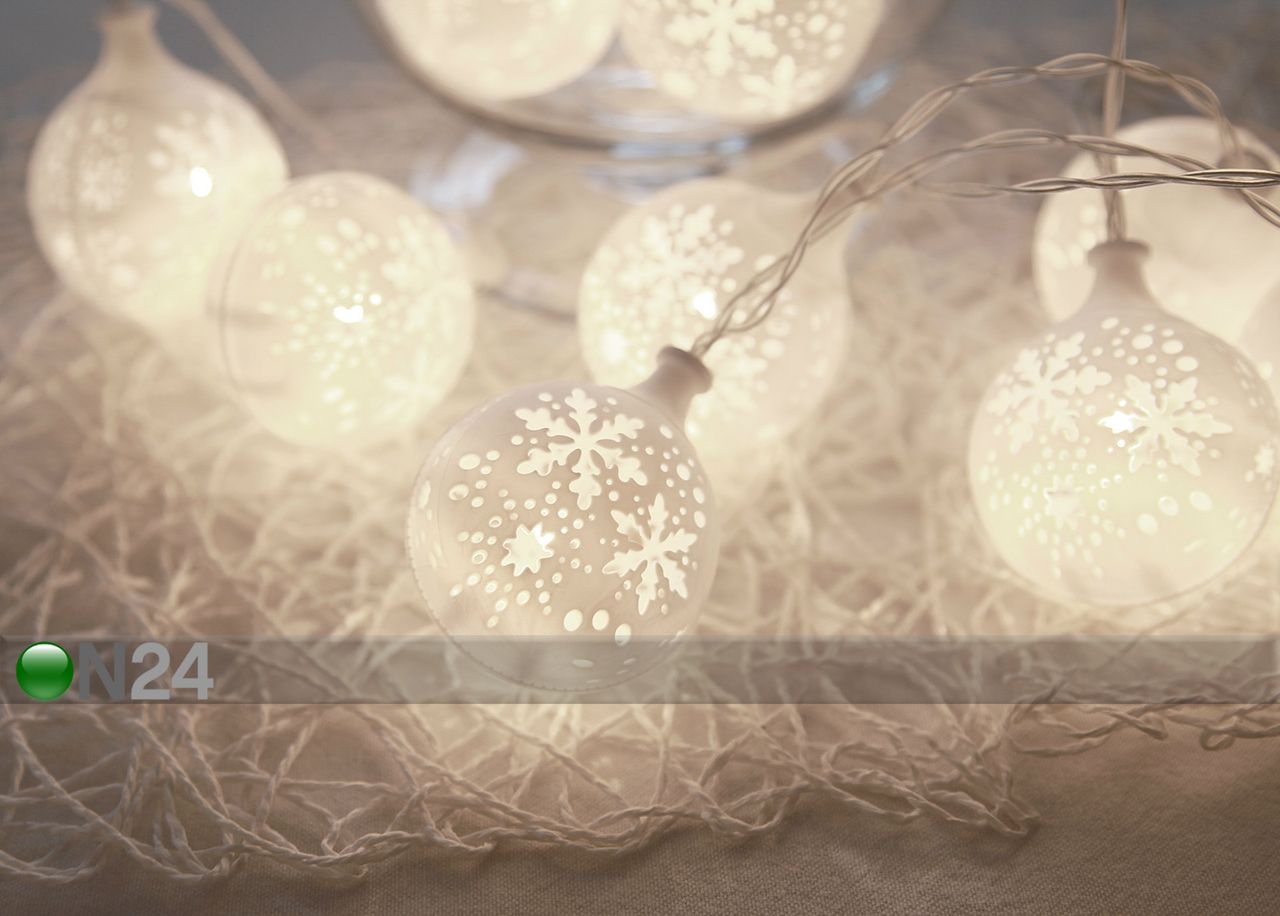 Kuusekaunistused Snowflakes suurendatud