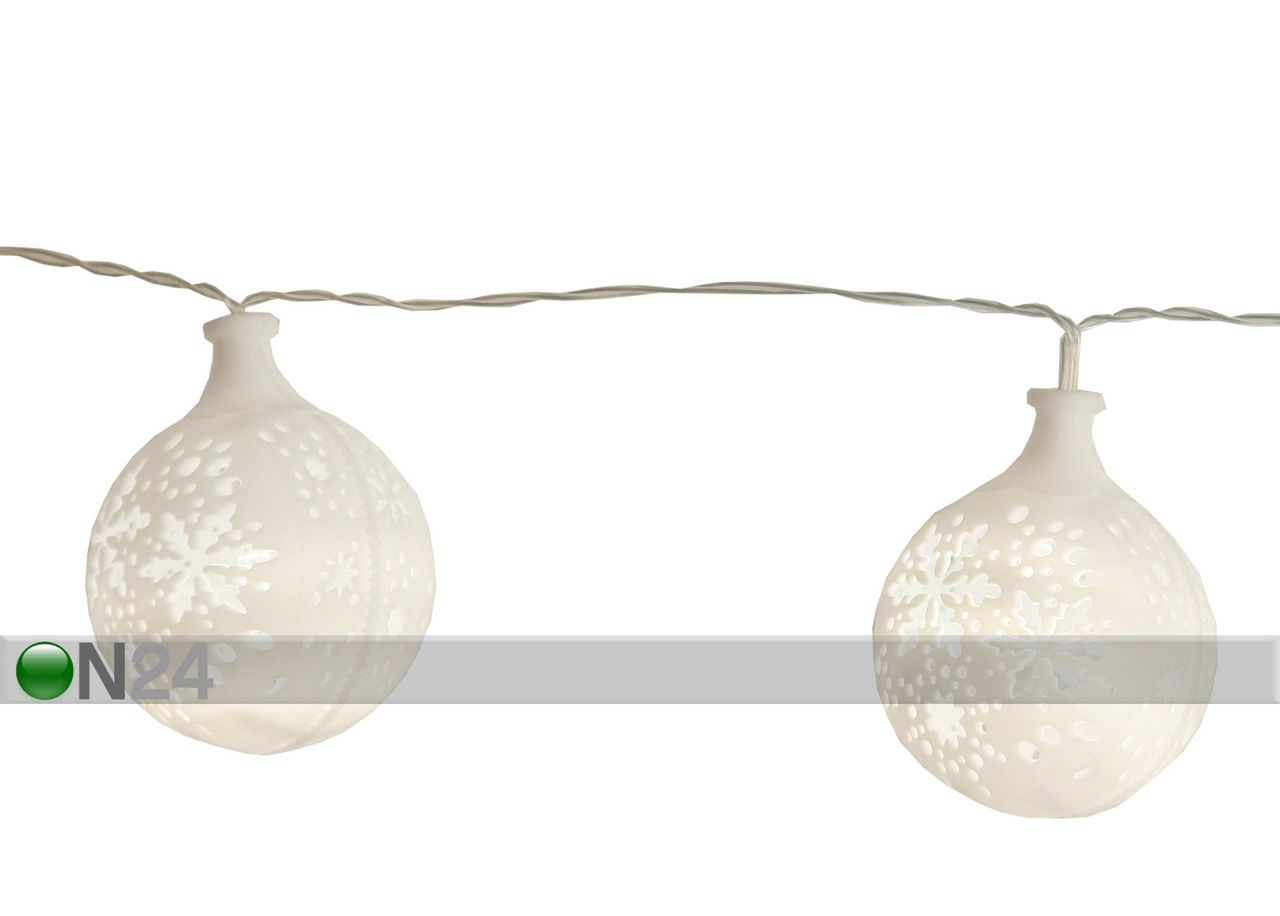 Kuusekaunistused Snowflakes suurendatud