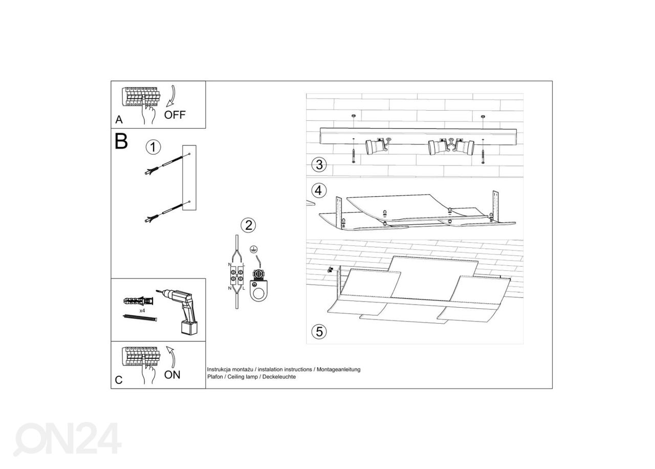 Laelamp Celia, kroom suurendatud