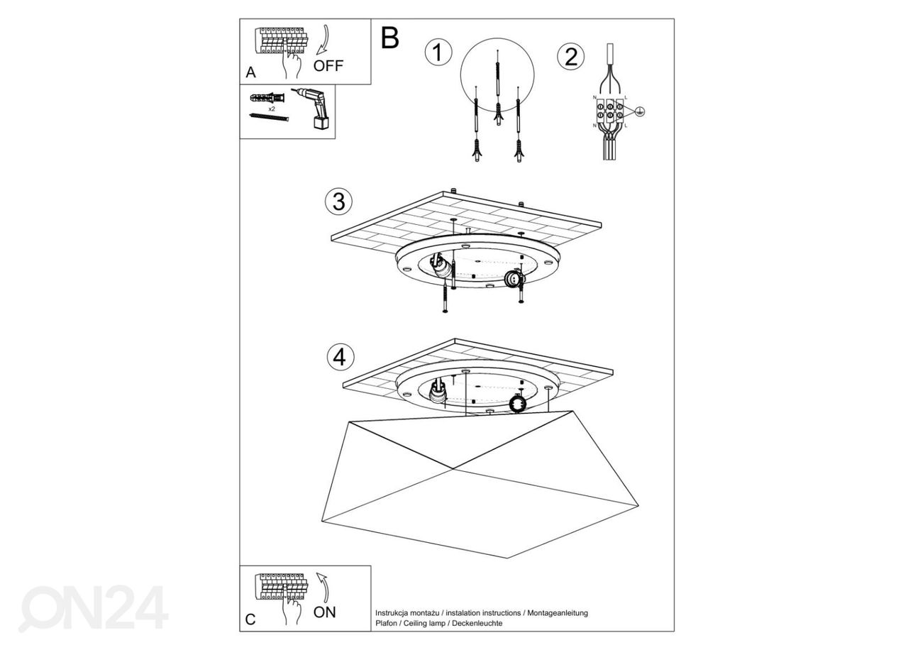 Laelamp Hexa 35 suurendatud