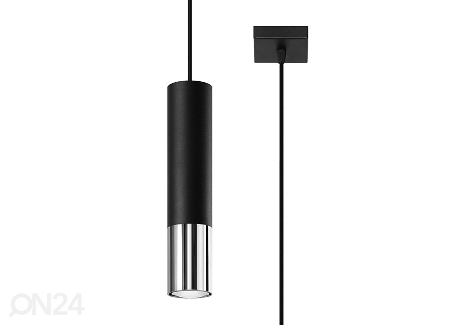 Laelamp Loopez 1, must/kroom suurendatud