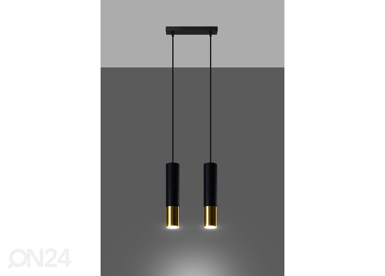 Laelamp Loopez 2, must/kuld suurendatud