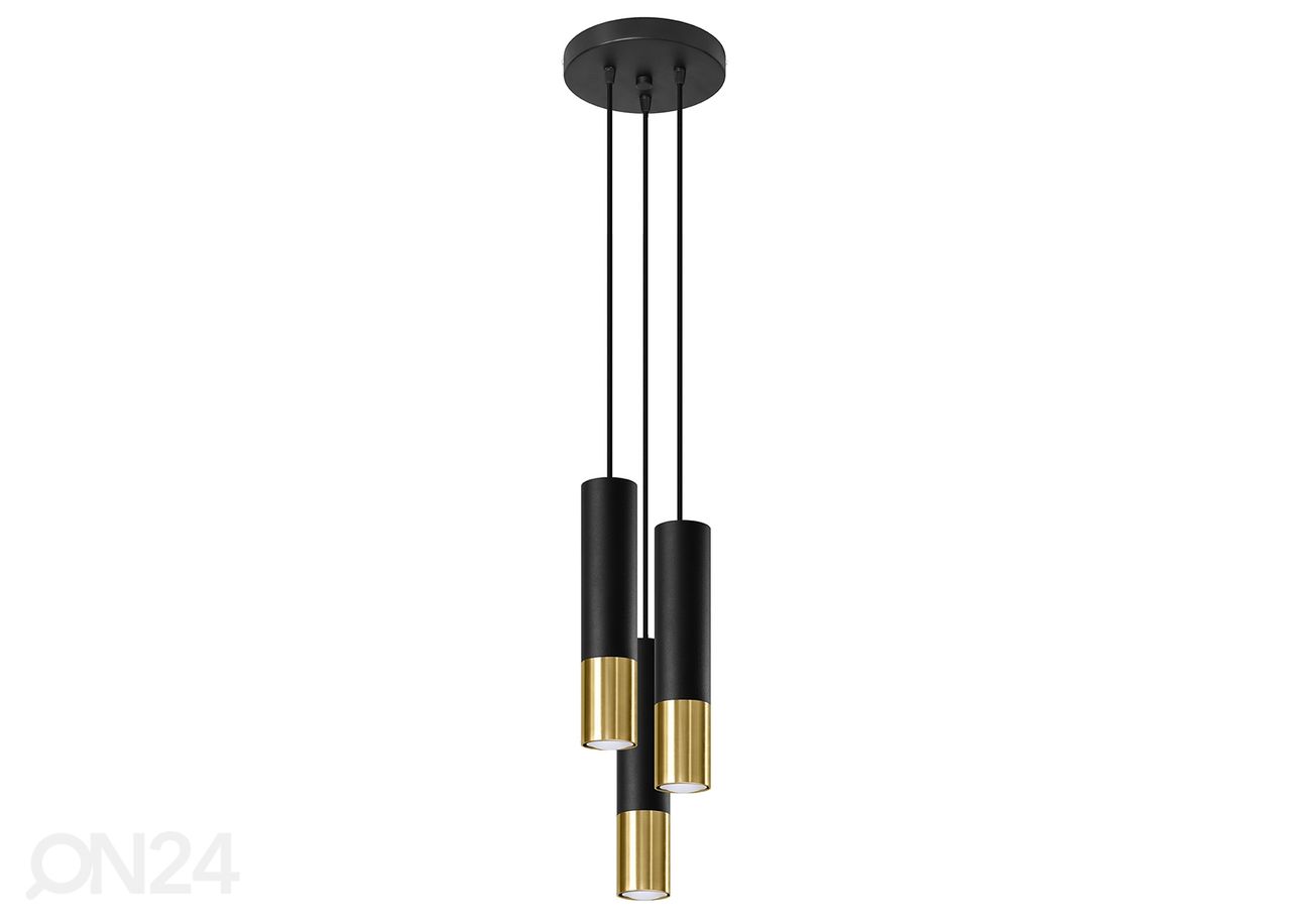 Laelamp Loopez 3P, must/kuld suurendatud