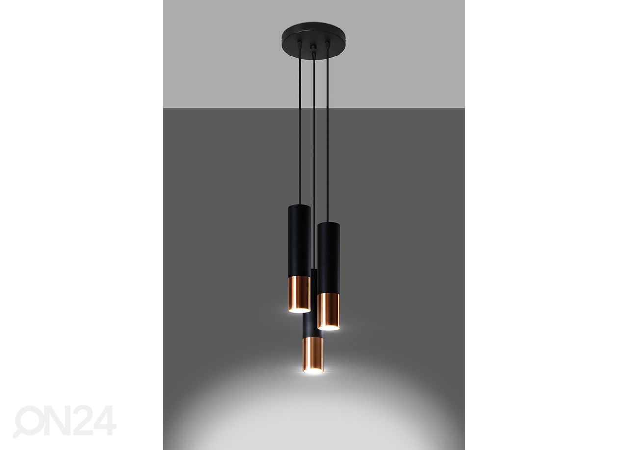 Laelamp Loopez 3P, must/vask suurendatud