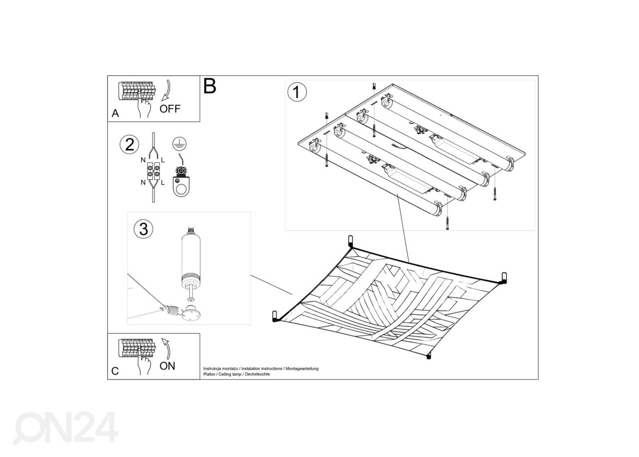 Laelamp Luna 2, valge suurendatud
