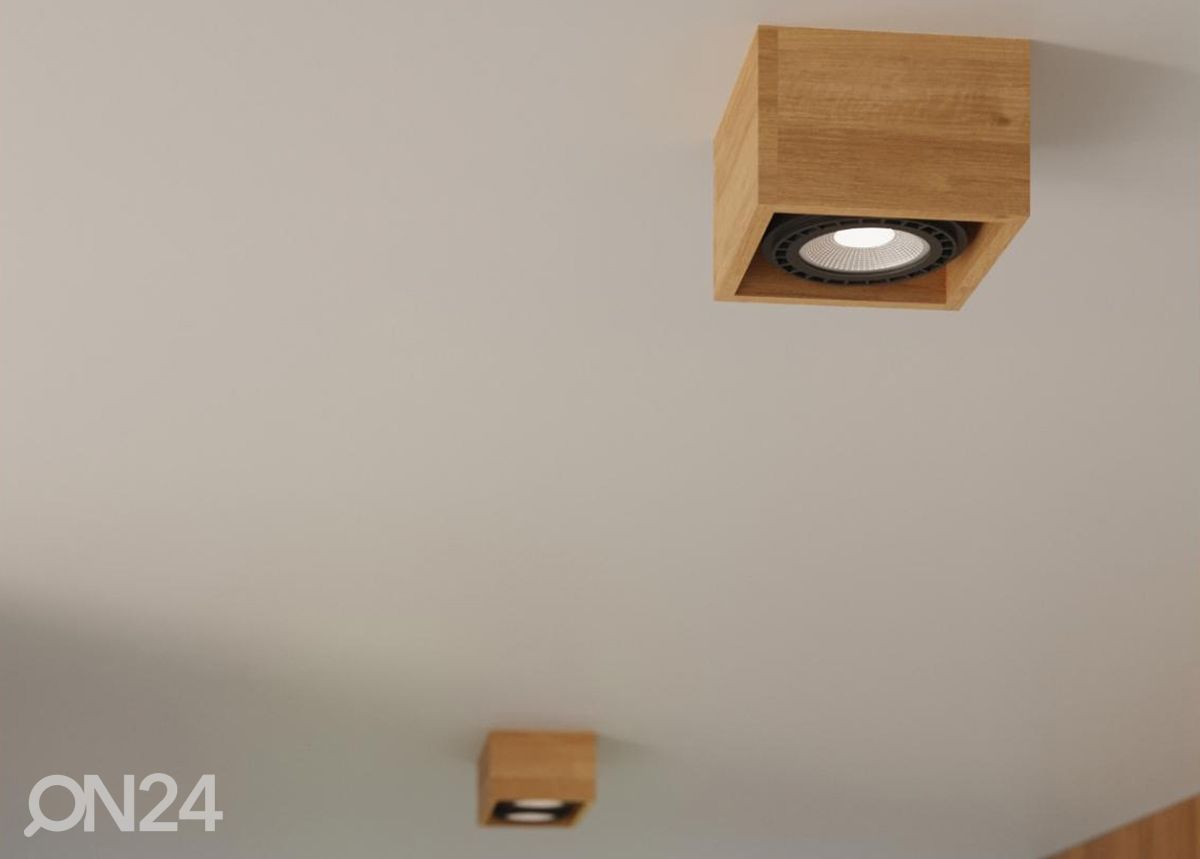 Laelamp Quatro 1, naturaalne puit suurendatud