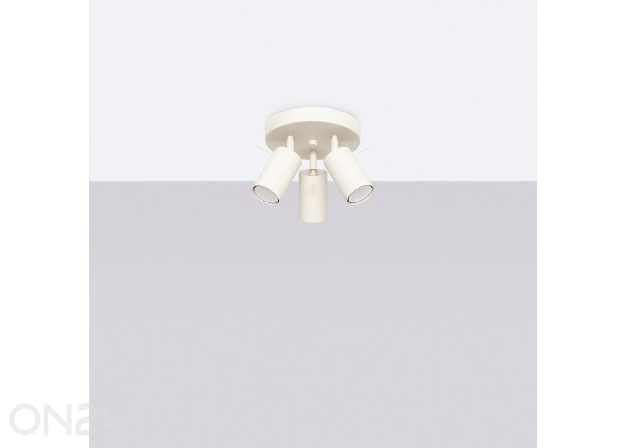 Laelamp Ring 3P, beige suurendatud