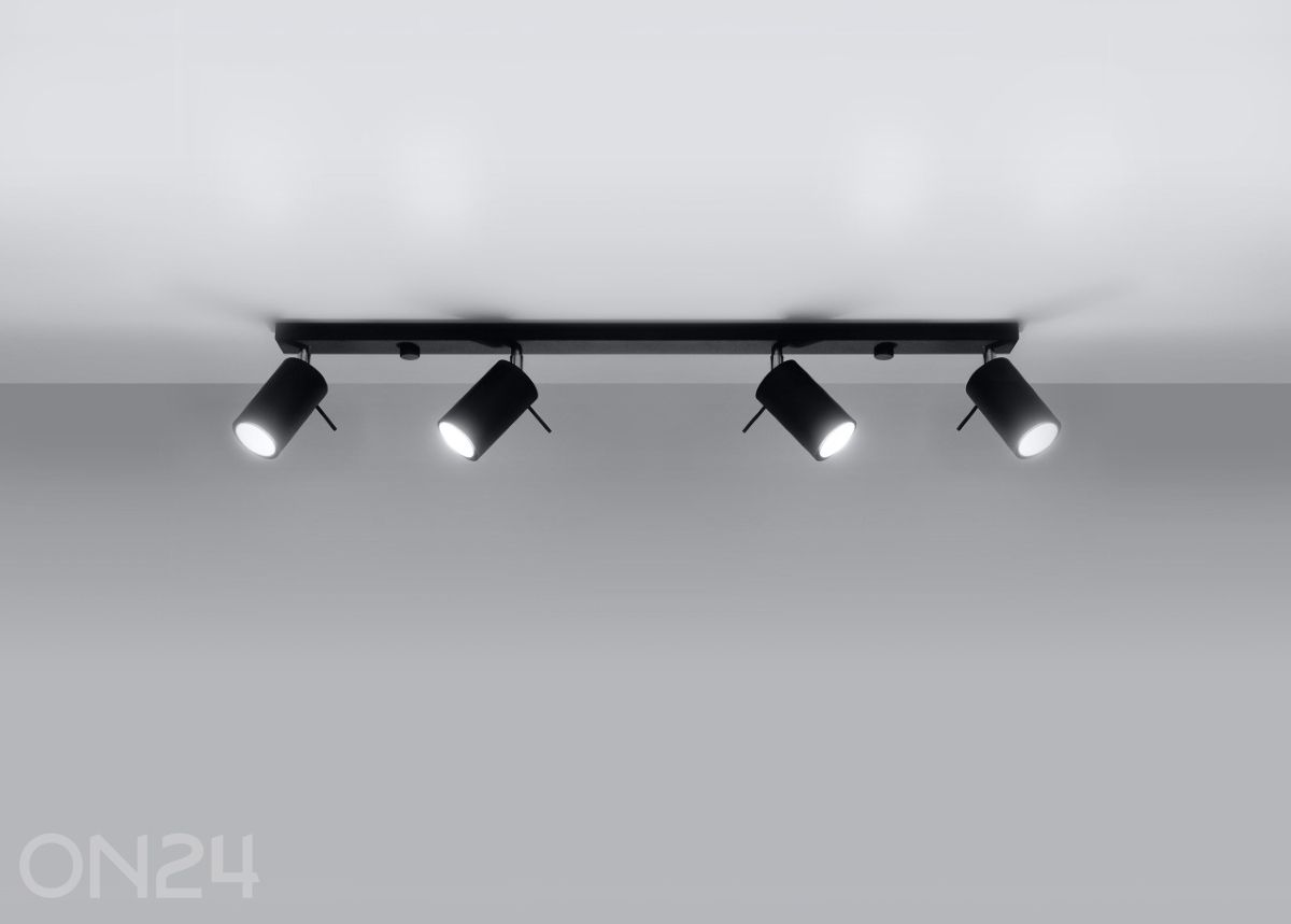Laelamp Ring 4L, must suurendatud