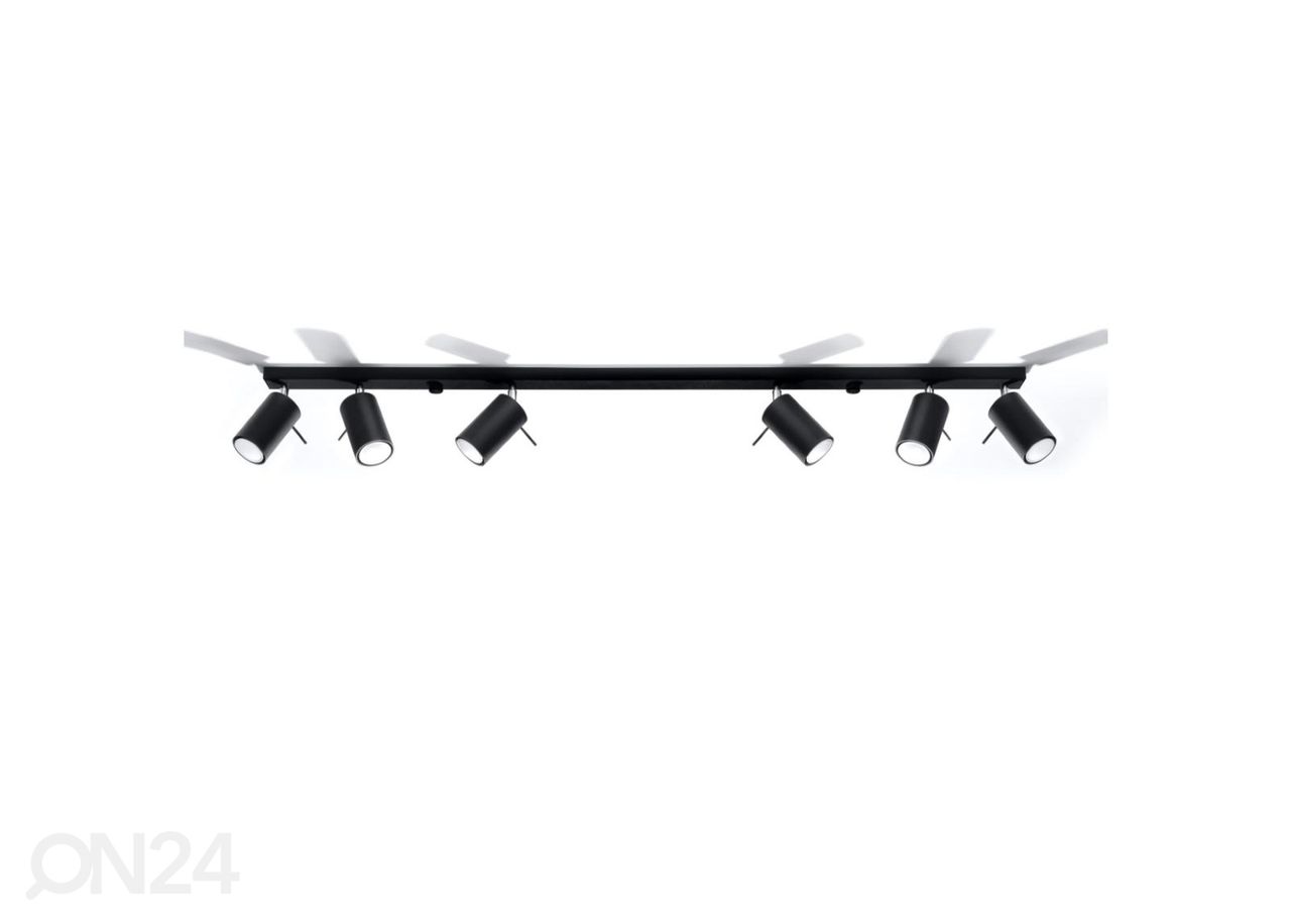 Laelamp Ring 6L, must suurendatud