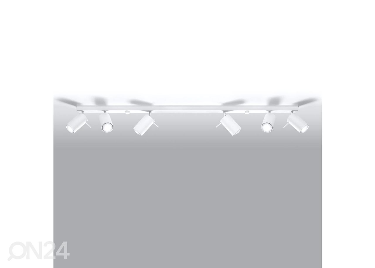 Laelamp Ring 6L, valge suurendatud