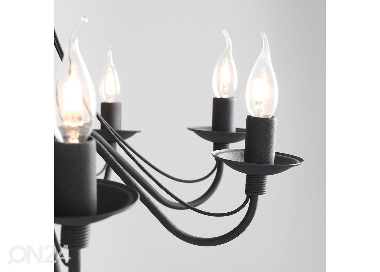 Laelamp Roza, must suurendatud