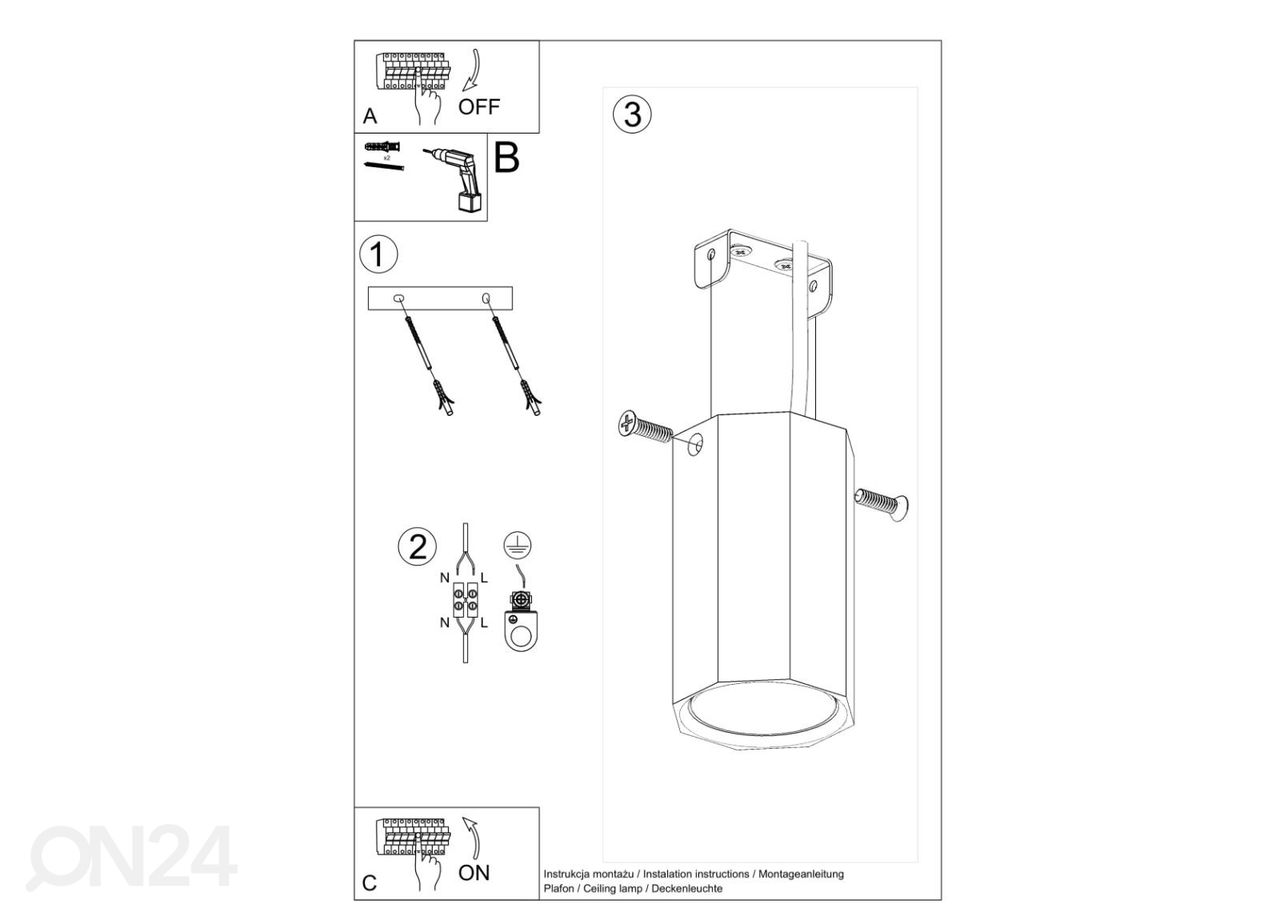 Laelamp Zeke 10, tamm suurendatud