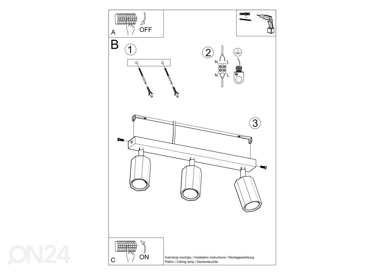 Laelamp Zeke 3, tamm suurendatud