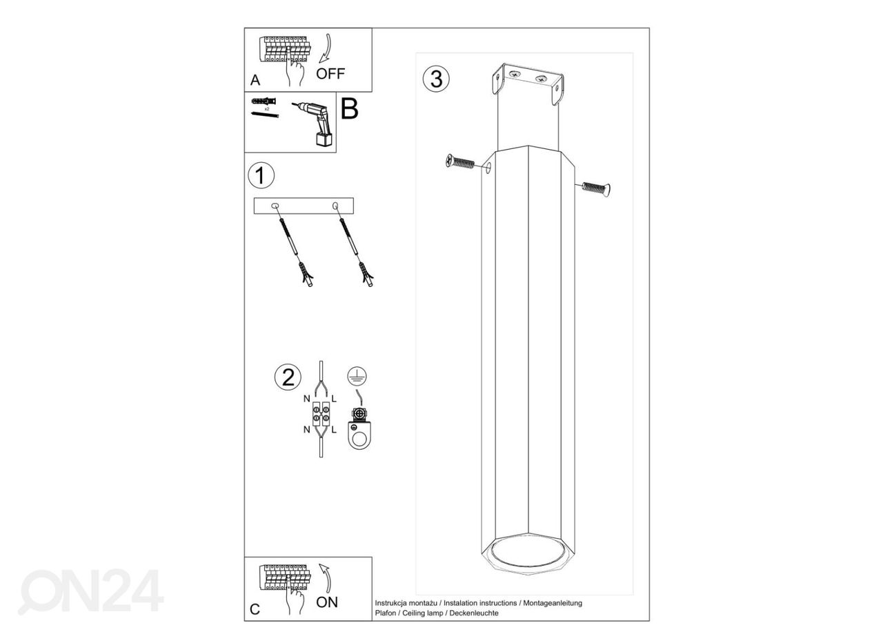 Laelamp Zeke 30, tamm suurendatud