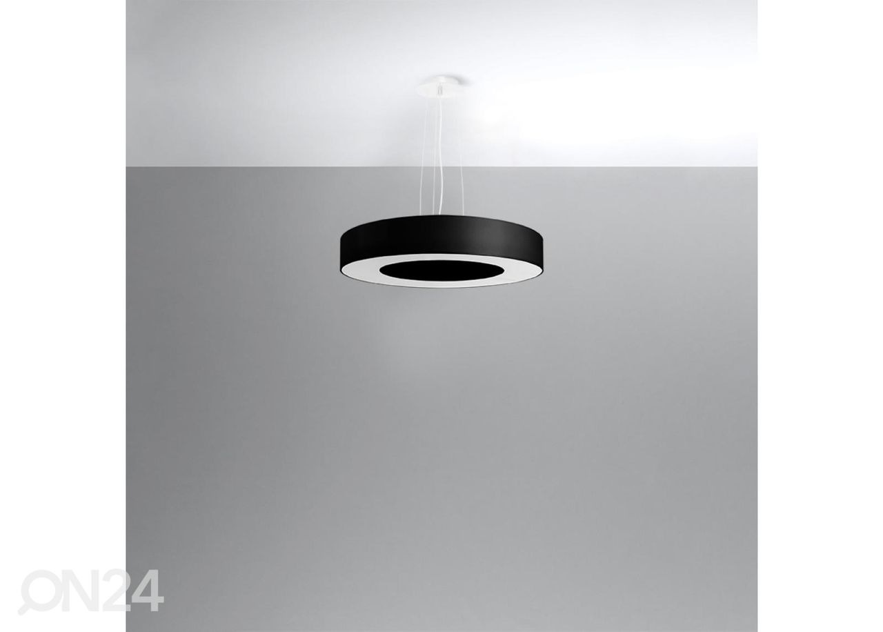 Laevalgusti Saturno Slim 50, must suurendatud