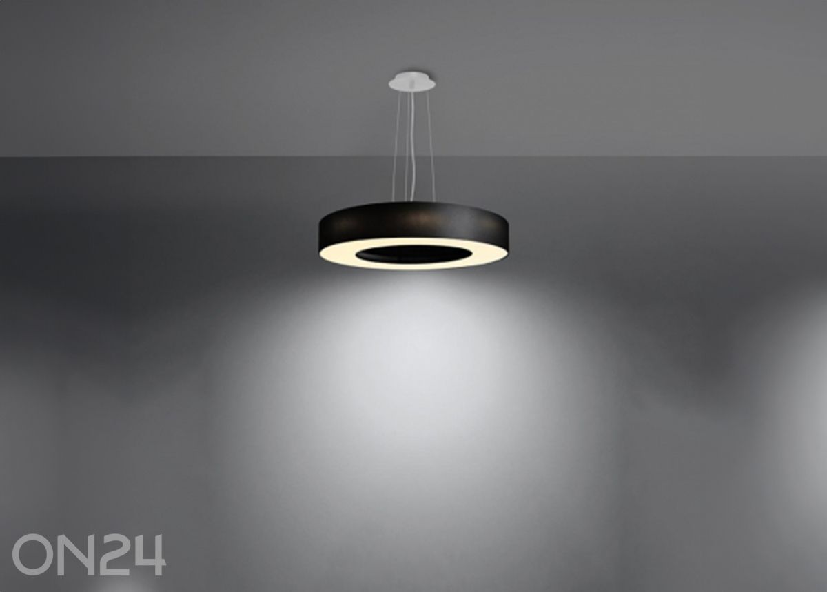 Laevalgusti Saturno Slim 50, must suurendatud